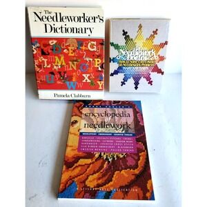 Donna Kooler's Encyclopedia of Needlework PB Needlework Doctor Dictionary lot 3